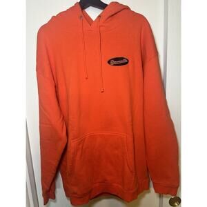Dreamville J Cole Racing Hoodie Sweatshirt Orange Size XL